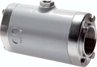 Zawór zaciskowy pneumatyczny, G3/8, aluminium