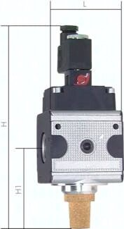 Elektrozawór załączający do stacji FRL 3/2 G 1" MULTIFIX, 24 V DC