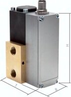 Reduktor ciśnienia proporcjonalny G1/8, 0-1 bar