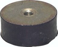 Tuleja gumowo-metalowa, z gwintem wew., M 8, głębokość 7mm