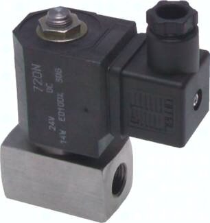 Elektrozawór 2/2 G 1/8 (NO), 115 V AC, stal nierdzewna