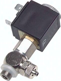 2/2-drogowy zawór elektromagnetyczny G 1/8" (gwint zew.) -> 6 x 4 (przylacze CK)