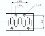 Elektrozawór ISO 3 5/2, bistabilny, 24 V AC