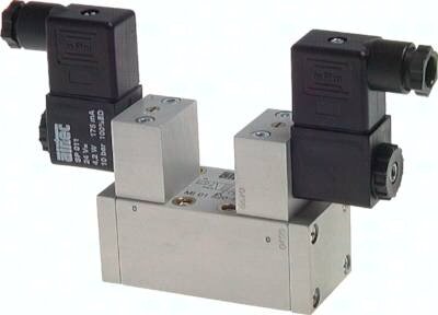 Elektrozawór ISO 1 5/3, w poł. środkowym odcięty, 24 V AC