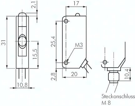 Omron Jednokierunkowa zapora swietlna (nadajnik i odbiornik)