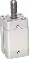 Siłownik kompaktowy jednostronnego działania UNITOP, pchający, D32x25, gwint zewnętrzny - Air-com