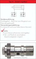 Zawór dławiąco-zwrotny dławienie na dopływie  G 1/4 - 10 x 8, złączka skręcana, regulacja pokrętłem, mosiądz niklowany