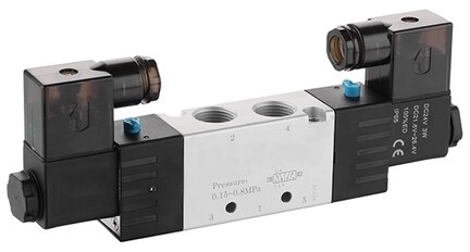 Elektrozawór 5/2 G1/4, 24V AC, bistabilny - PNEUER