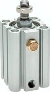Cylinder ISO 21287, jednostr. dzialania, tlok 20mm, skok 15mm