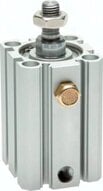 Cylinder ISO 21287, jednostr. dzialania, tlok 25mm, skok 5mm
