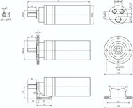 Lamellenmotor 800 Watt umsteuerbar