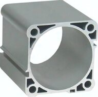 Siłownik ISO15552, D100x100, dwustronne tłoczysko - Airtec