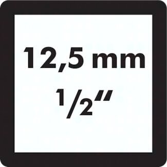 Steckschlüsseleinsatz, 6-Kant, 1/2"