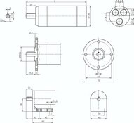 Lamellenmotor 300 Watt Rechtslauf
