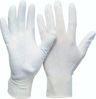 Feinstrick Handschuh mit PU-Teilbe. Industriequalität