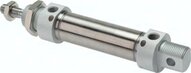 Siłownik ISO6432 z magnesem i amortyzacją pneumatyczną, dwustronnego działania, D16x10 - EMC