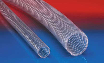 Wąż PVC, ciężki, gładki wewnątrz na zewnątrz. odporny na podciśnienie BARDUC® PVC 381 FOOD średnica wewn. 100-102 mm dł. 10 m