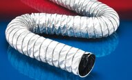 Wąż z profilem zaciskowym przewodzący, dwuwarstwowy, wysoce odporny na chemikalia (do +270°C) CP PTFE/GLASS-INOX 471 EC średnica wewn. 1016 mm dł. 3 m
