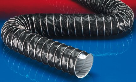 Wąż z profilem zaciskowym, dwuwarstwowy (do +170°C) CP PTFE-HYP-INOX 472 średnica wewn. 110 mm dł. 6 m