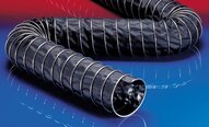Wąż z profilem zaciskowym przewodzący, (do +210°C) CP VITON® 459 EC średnica wewn. 38 mm dł. 6 m