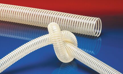 Antystatyczny wąż poliuretanowy, lekki, odporny na mikroby NORPLAST® PUR 385 AS średnica wewn. 40 mm dł. 10 m