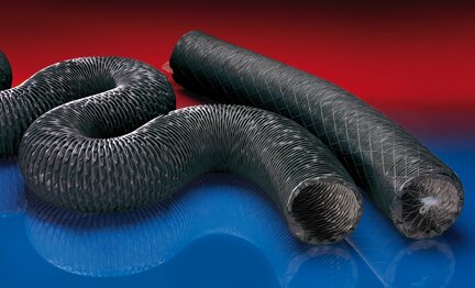 Poliuretanowy wąż wentylacyjny, (do +125°C) PROTAPE® PUR 370 średnica wewn. 60 mm dł. 15 m