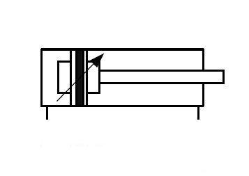 Siłownik CNOMO D50x450, seria CADD-CNO (CADD-050-0450-CNO) - Air-Com