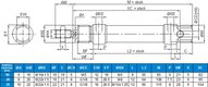 Siłownik ISO6432 D16x75 z magnesem