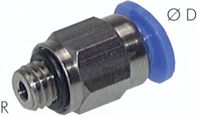 Złączka prosta wtykowa M 6-4 Mini
