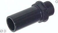Łącznik wtykowy z gwintem zewnętrznym G1/2-18 mm, seria Big - Air-com