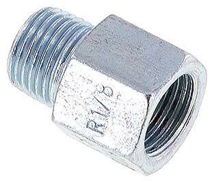 Schmiernippel-Adapter R 1/8" AG - M 10 x 1 IG
