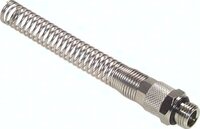 Srubunek prosty G 1/2"-15x12mm, z zabezpieczeniem przed zginaniem