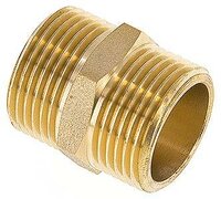 Doppelnippel, G 3/4"-G 3/4", flach dichtend, Mosiadz