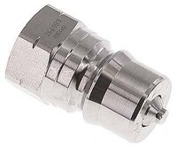 Zlacze hydrauliczne ISO 7241-1B, Wtyczka, NPT 1/2"(gwint wew.), stal szlachetna