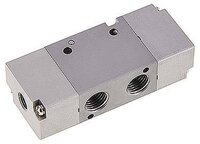 Zawór pneumatyczny 3/2 G1/4 (pilot G1/8), bistabilny, seria RV20
