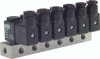 Płyta zaworowa z zaworami 3/2 M 5 (NC), n=3, 12 V DC