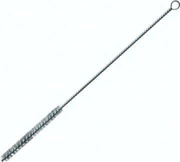 Szczotka cylindryczna z uchem, 20 mm, Drut stalowy falisty