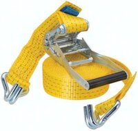 Ratschen-Zurrgurt (50mm) 10m, 5.000daN, Druckratsche, 2-teilig mit Spitzhaken