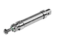 Siłownik ISO6432 25x10, z magnesem i amortyzacją, wykonanie INOX