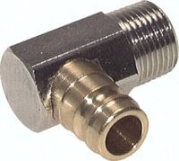 Wtyki szybkozłączki do form wtryskowych, kątowe 13 mm