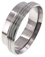 Króciec gwintowany (gwint do mleka) 160 x 1/4"-139,7mm, 1.4301