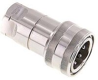 Zlacze hydrauliczne ISO 7241-1B, Zlaczka, NPT 1/2"(gwint wew.), stal szlachetna