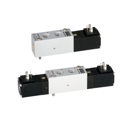 Elektrozawory 5/2 G 1/8" płytowe, seria MF-04_MF-25 - Airtec