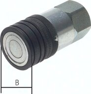 Szybkozłączki hydrauliczne Cejn Flat Face z gwintem wewnętrznym, ISO 16028