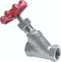 Zawory odcinające skośne ze stali nierdzewnej G 1/2" - G 2", do 40 bar