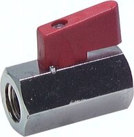 Zawory kulowe mini, do 15 bar