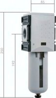 Filtry sprężonego powietrza G 3/4" - G 1", seria Futura, wielkość 4 - Air-Com