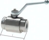Zawory kulowe hydrauliczne ze stali nierdzewnej, do 500 bar - Air-Com