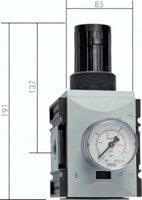 Reduktory ciśnienia Futura G 3/4 " - G 1", wielkość 4 - Air-Com