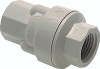 Zawory zwrotne gwintowane G 1/2" - G 1" z Polipropylenu (PP), PN6 - Air-Com